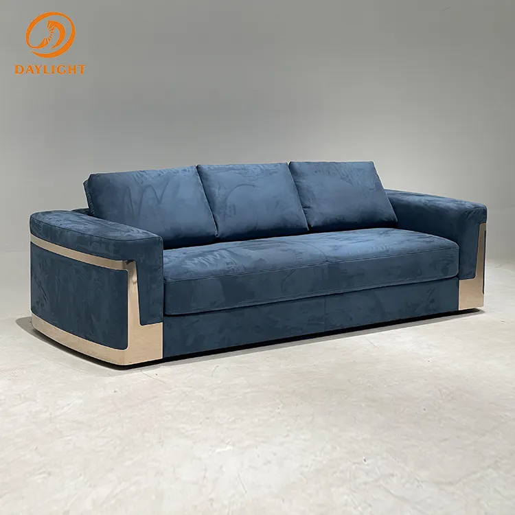 Moderno lusso bule divano tessuto moderno divano divano divano soggiorno set mobili