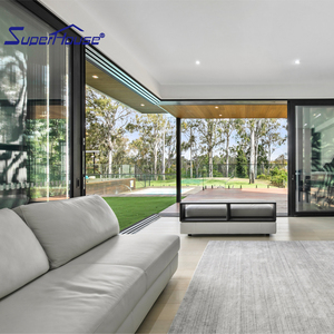 Hurricane NFRC NOA AS2047 <strong>Standard</strong> Powder Coating Large Heavy Duty Aluminum Sliding Doors Glass Graphic Design Customized Modern - Product Image 2