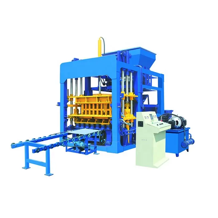 سعر ماكينة صناعة القرميد الواسعة التخفيضات والتكبير لإنتاج القطع الجوفاء الهيدروليكية الأوتوماتيكية بالكامل QT5-15 بسعة إنتاج عالية