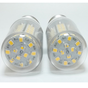 หลอดไฟข้าวโพด LED 3000K หรือ6000K 12V 24V DC 5W smd2835พลาสติก