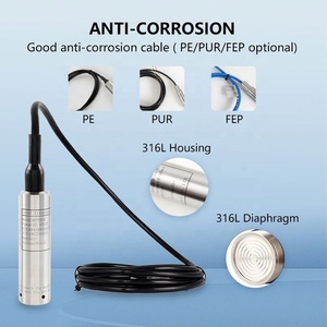 Sensore di livello dell'acqua sommergibile 4-20mA RS485 per misurazioni Accurate negli strumenti di misurazione del livello dei serbatoi d'acqua - Product Image 3