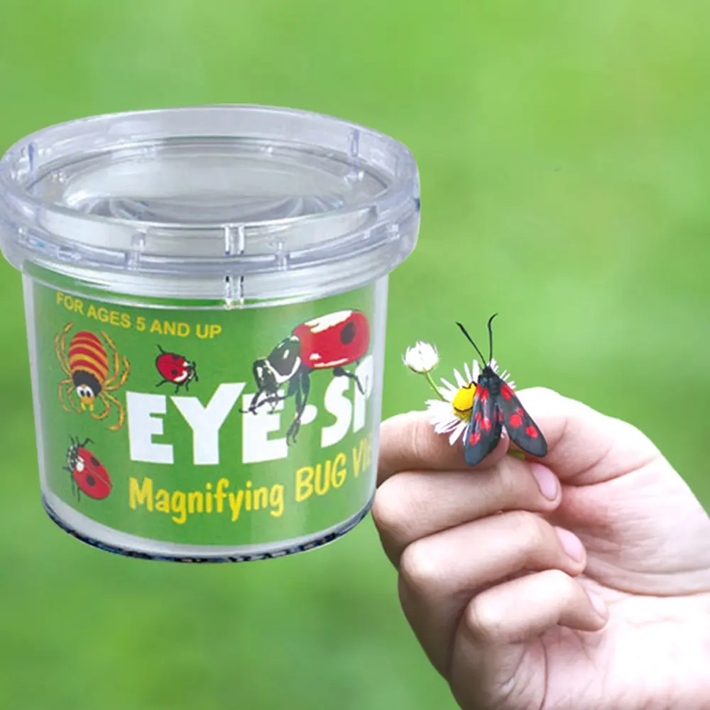 Bug Catcher Collection Viewer Science Toys Outdoor Magnifying Bug Viewer Science Experiment Kit for Kids Plastic Insect Viewer