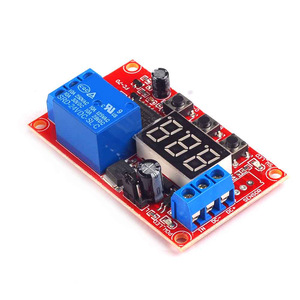 DC 5V 12V 24V LED Digital anzeige Home Automation Verzögerung relais Trigger zeit schaltung Timer Steuer zyklus Einstellbares Schalter modul - Product Image 2