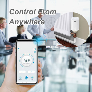 Modern <strong>Design</strong> Thermostatic Radiator Valve for Water Heating System RF433MHz Step Motor for Floor Heating in Apartments - Product Image 6
