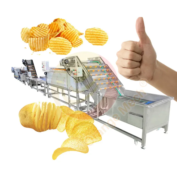 ORME sanayi dondurulmuş patates çıtır patates Chip Fry yapmak makine üretimi bir cips De Pomme De Terre