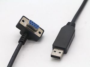 カスタムDB9メス-USBRs232Db9からBオスDb9オスRs232ケーブルUSB-rs-232オスdb9シリアルケーブル