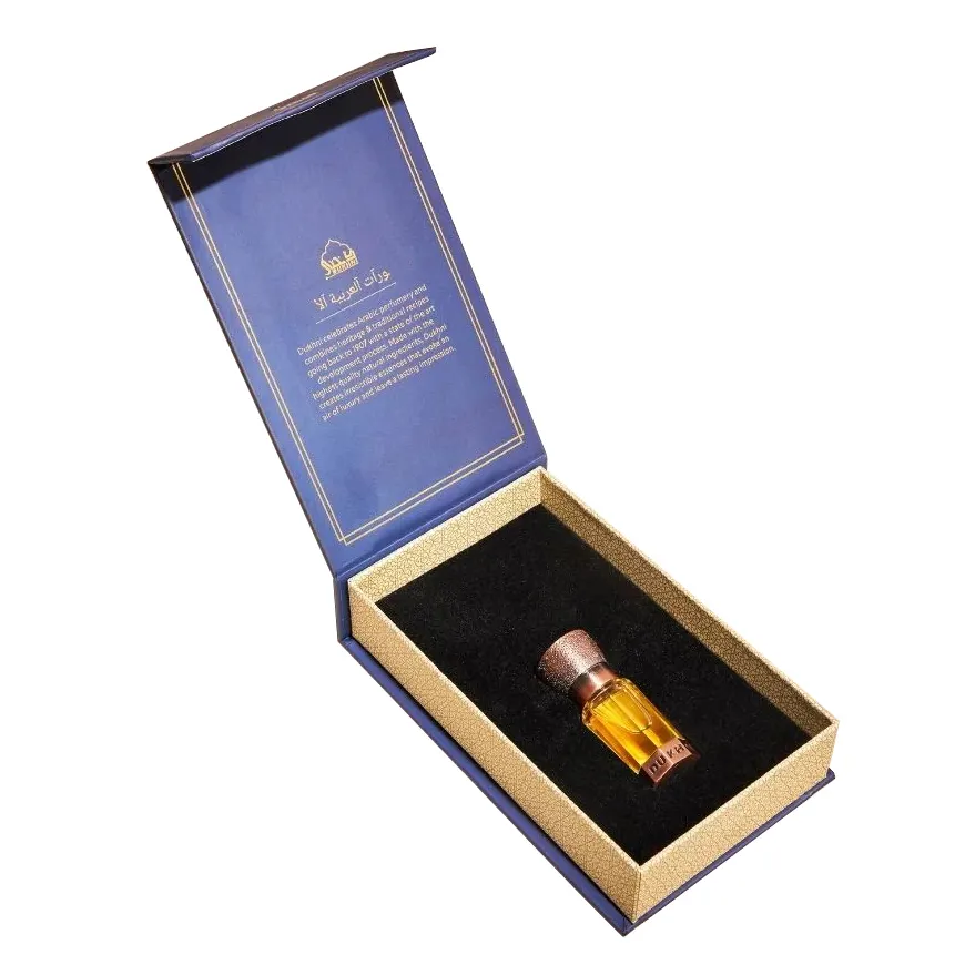 Logotipo personalizado luxo 3ml 5ml 10ml Arabian Perfume Oud Attar Garrafa De Óleo Caixa De Presente Embalagem Para Oud Attar
