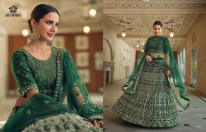Hint geleneksel premium lehenga Choli telkari bilezik lehenga Choli kadınlar Surat hindistan toptan - Product Image 5