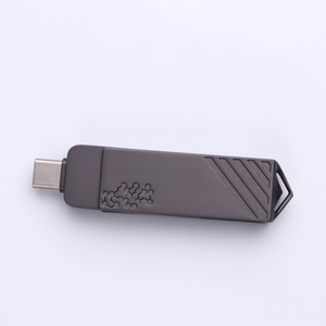 Cep telefonu için/PC alüminyum alaşım döner OTG USB Pendrives hızlı hız Cle USB 2.0 3.0 özel Logo 3 in 1 usb flash sürücü - Product Image 3