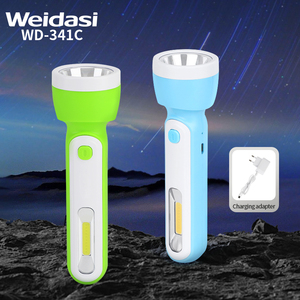 Linterna de emergencia portátil recargable Weidasi LED linterna Camping LED linterna antorcha - Product Image 1