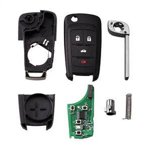 ปลอกกุญแจรีโมทแบบพับได้4ปุ่มมีชิปความถี่315 OHT01060512สำหรับ Chevrolet Aveo Cruze - Product Image 2