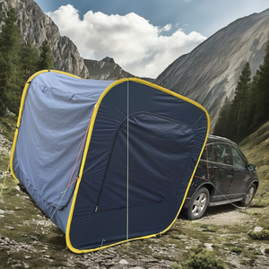 Wind Valley Outdoor Wasserdichtes SUV Auto Pop-up Dusch zelt Tragbare hintere Markise Flügels eite für Camping Travel Car Zelt - Product Image 4