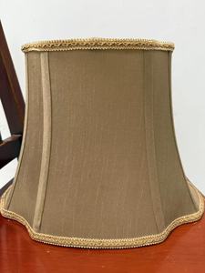 Antik altın dikdörtgen çan ile Modern tasarımcı abajur köşeleri geleneksel tarzı ipek kumaş masa veya zemin lambası için - Product Image 2