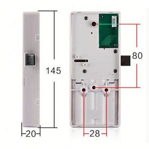 13.56Mhz Carta di Serratura Armadietto Digitale del Software di Sistema Programmato Per Parco Acquatico di Accesso Una Soluzione di Carta EM139 - Product Image 5