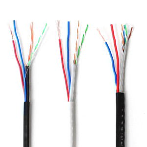 工厂价格5e类6类电缆<span class=keywords><strong>UTP</strong></span>/FTP/SFTP 23/24AWG 300M，带以太网用电源多芯局域网电缆