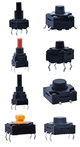 Kandens 6*6*12.5mm su geçirmez DIP dokunsal Push Button anahtarları 4 Pin 6x6mm dikey Tact anahtarı 4 P 6X6 PC Pin - Product Image 6