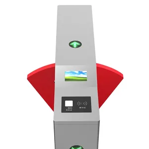 Tornello della barriera della falda di controllo di accesso di codice di <span class=keywords><strong>QR</strong></span> e di RFID con il sistema di gestione del biglietto per il parco di divertimenti - Product Image 2