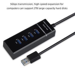 3.0 USB Hub <strong>Computer</strong> Connection U Keyboard Mouse High-speed USB Interface Expansion Connection Splitter - Product Image 2