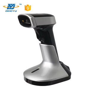 Escáner de código de barras inalámbrico Bluetooth Lector de código QR 1D/2D con base de carga | Colector de datos portátil de mano para Android/iOS - Product Image 2