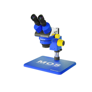 Microscopio Digital mecánico MOS260 MCN, microscopio Binocular electrónico estéreo, cámara USB 6X-45X WF10X25, lente objetivo, soldadura PCB - Product Image 3