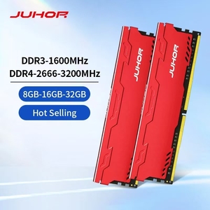 Gute Qualität Neuer JUHOR PC DDR3 DDR4 RAM Speicher 3200MHz 2666MHz 8GB 16GB 32GB Computer DDR4 RAM für Desktop - Product Image 3