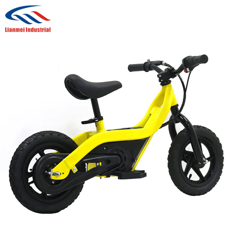 Électrique balance vélo enfants balance vélo électrique sans pédale d'équilibre électrique moteur vélo