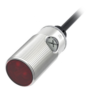 PSM series Economical NPN PNP 24V 12V M18 Metal Short Barrel Photocell Polarized Optical <strong>Sensor</strong> <strong>For</strong> 2m Transparency <strong>Detection</strong>
