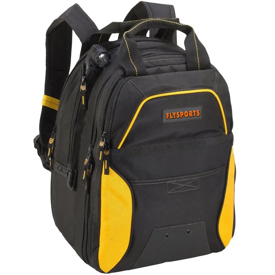 Вместительная прочная сумка для инструментов, рюкзак с 33 карманами для хранения инструментов электрика