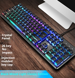 <span class=keywords><strong>Xinmeng</strong></span> K620 kablolu klavye ve fare seti Steampunk fare klavye toptan anti-dökülme dilsiz oyun klavyesi