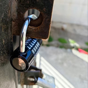 Candado de seguridad con combinación de código de 5 dígitos, candado con contraseña para puerta exterior - Product Image 5