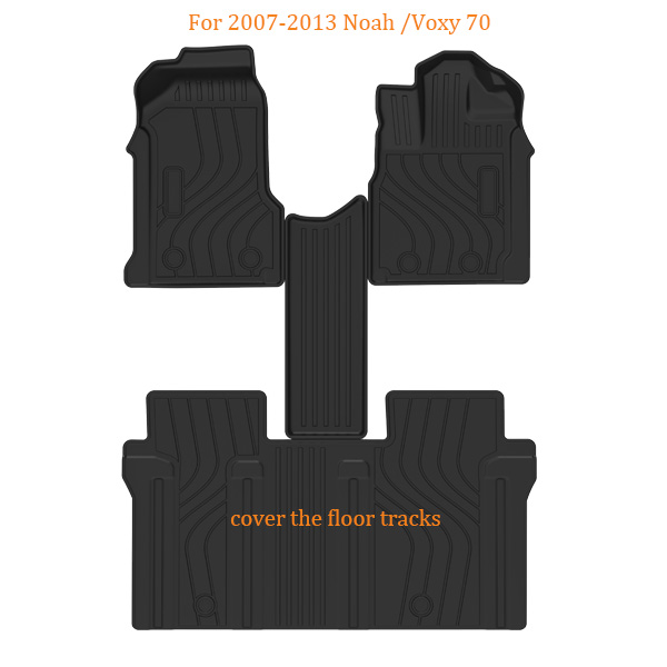 Alfombrillas para Voxy 70 (2007-2013) - Cubre los rieles del piso.
