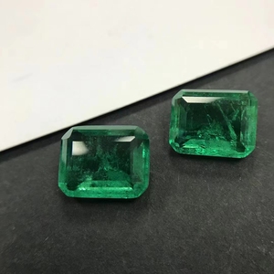 YZ Jewelry personalizza tormalina Rainbow Fusion Stone Glass rettangolare/quadrato Paraiba Ruby cristallo sintetico pietra di fusione di vetro - Product Image 2