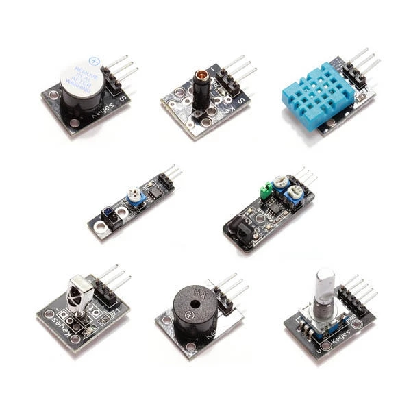 Juego de placa de sensor táctil 37 en 1, kit de iniciación para placas Arduinos oficiales