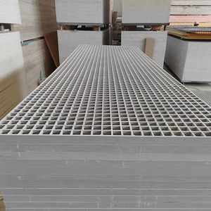 厂家价格38x38mm玻璃钢光栅平台光伏行走模具制玻璃钢光栅地板焊接成型加工