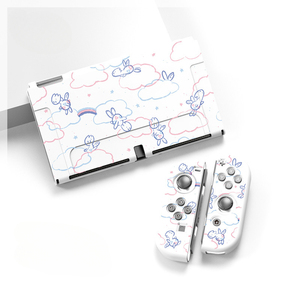 เทรนด์ใหม่ Nintendo Switch ปลอกป้องกันโอแอลอีดีเคสนิ่ม TPU พิมพ์ลายผิวนอกป้องกันเต็มรูปแบบอุปกรณ์เสริมสำหรับเกม - Product Image 1