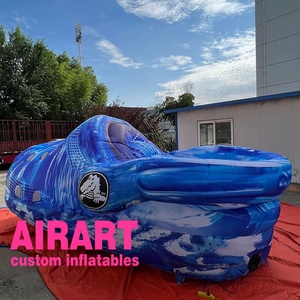 Hình Dạng Tùy Chỉnh, Bong Bóng Giày Dép Bơm Hơi, Mô Hình Giày Thổi Phồng Crocs Màu Xanh Dương Khổng Lồ Để Trang Trí Quảng Cáo - Product Image 5