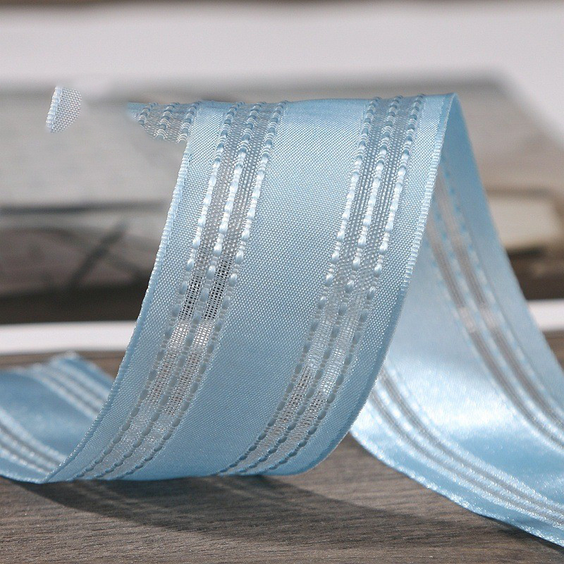 Bleu clair-2,5 cm, 50 ans par rouleau