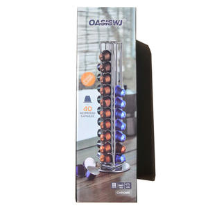 ที่วางกาแฟลวดหมุนได้360องศาที่ใส่กาแฟแบบแคปซูลเป็นมิตรต่อสิ่งแวดล้อม - Product Image 4