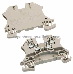 Novo e Original Weidmuller 1031400000 Blocos Terminais Trilho DIN 4 POS Parafuso Terminal W-series com Fixação