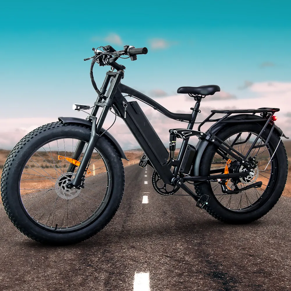 Fetter Reifen E-Bike Elektro fahrrad 1000w 26 Rad größe Elektro-Hybrid-Fahrrad Lithium-Batterie 21ah 48v Elektro-Rennrad Dirtbike
