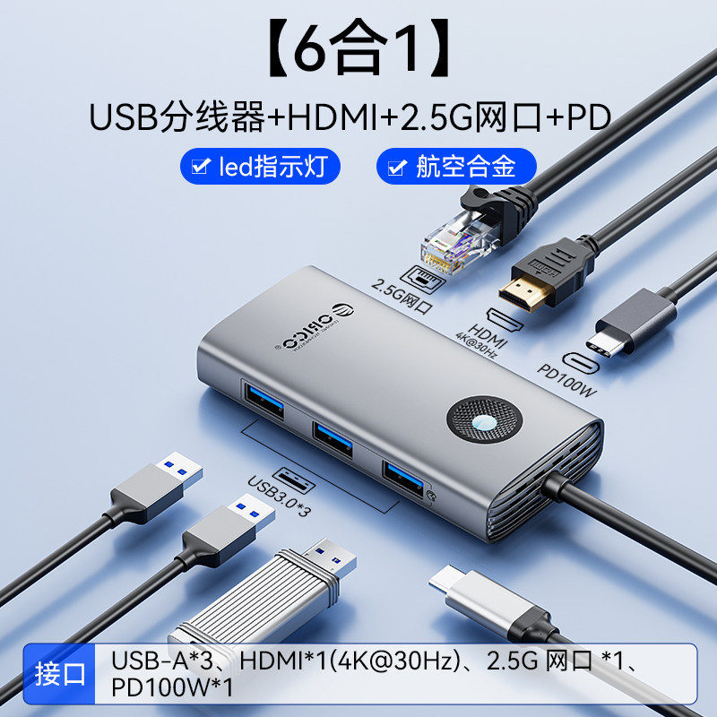 gray 02m-upgraded 25G Ethernet port-USB 30x3 HDMI PD