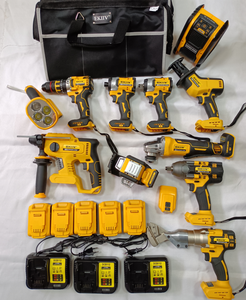 Ekiiv 18V 21v 4.0 5.0 6.0 the Best <strong>Red</strong> Battery Home New Cordless Brushless Multifunction Powered Power <strong>Tool</strong> Combo <strong>Kit</strong> - Product Image 3