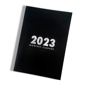 批发定制印刷2024 2025软皮手册月度计划书平装书印刷软皮计划书 - Product Image 2