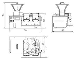 Con-4A双喂料机高速自动填丸计数包装机 - Product Image 6