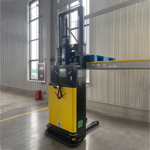AGV potente Robot impilabile Forklift1.5t 2t elettrico 3 vie Pallet Stacker transpallet adatto per sistemi di Racking automatico - Product Image 4