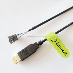 FTDI USBไปยังTTL Serial Cable DebugสำหรับRaspberry PiสายเคเบิลการเขียนโปรแกรมUSB TTL232 3.3V 4Pหัว - Product Image 1