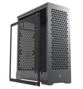 ミニMATXケースC1アルミニウム合金PCケースデスクトップシャーシDIYPCケース、ゲームおよびホームオフィス用のDIYインストール付き - Product Image 2