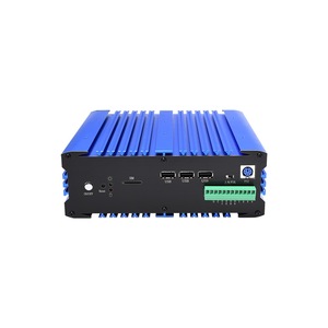 Mini PC industrial 8 Lan Port PC Computadora de control industrial DDR4 mini pc Dual Core Computadora industrial integrada sin ventilador - Product Image 3