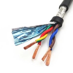 485 Twisted-pair Shielded <strong>Cable</strong> 18 20AWG 17AWG 16AWG 14AWG 5m 2-10-core PVC Pure Copper Communication signal Soft Control <strong>Cable</strong> - Product Image 1