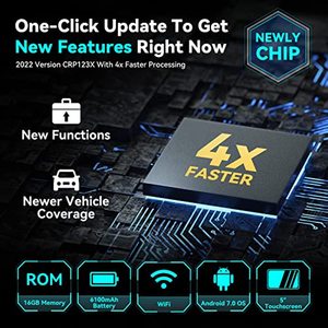 LAUNCH CRP123X Elite Neue Lebensdauer Kostenloses Online-Update Scan-Tool OBD-Scanner-Diagnose tool zurücksetzen ABS SRS automatische VIN - Product Image 6